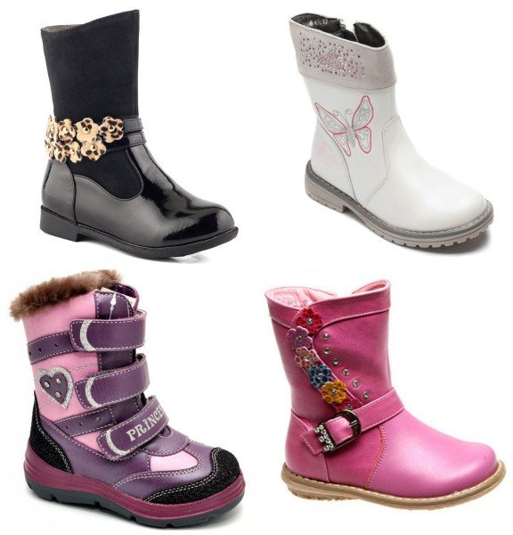 Модные сапоги для девочек