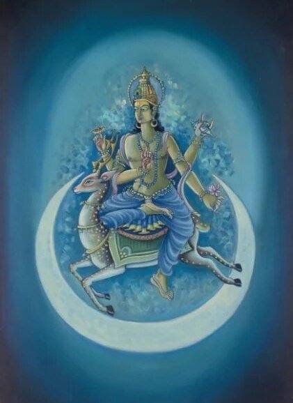 Индийский Бог Луны Чандра