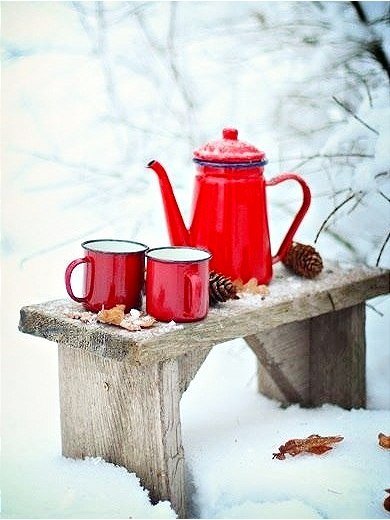 Чашка чая зимой