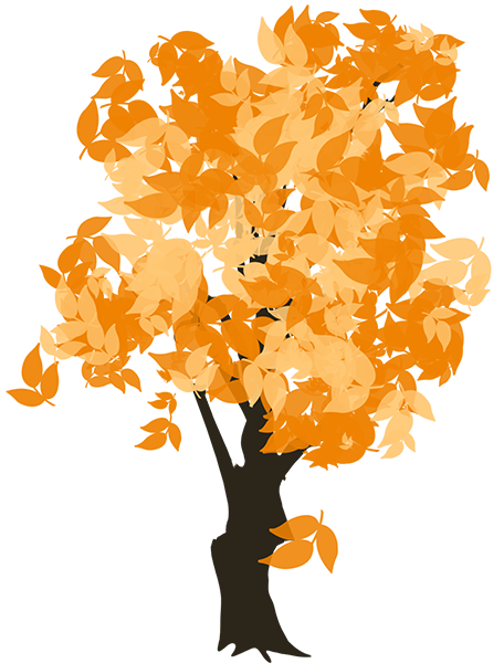 Куст осенний для детей