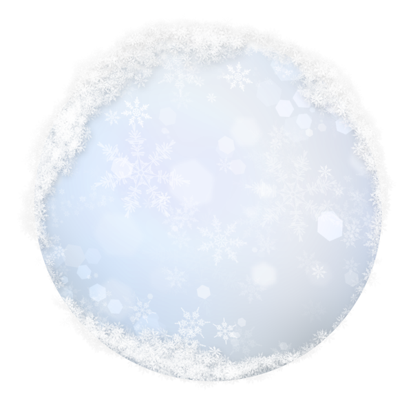 Круглый снег