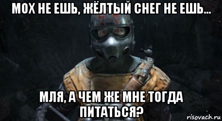 Метро 2033 не ешь желтый снег