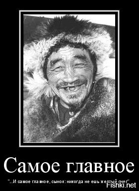 Главное не ешь желтый снег