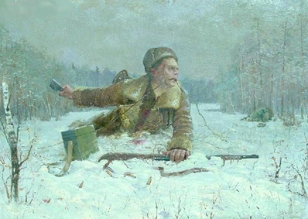 Подвиг связиста Новикова