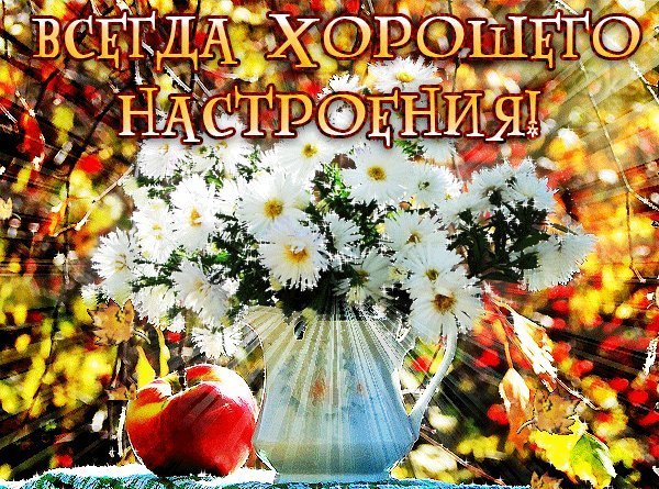 Солнечного осеннего дня и отличного настроения