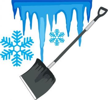 Табличка уборка снега