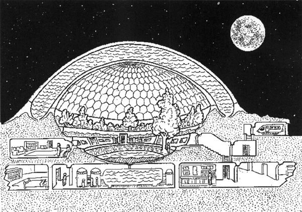 Колонизация на луну поселение