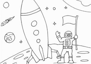 Раскраска для пластилина ко Дню космонавтики