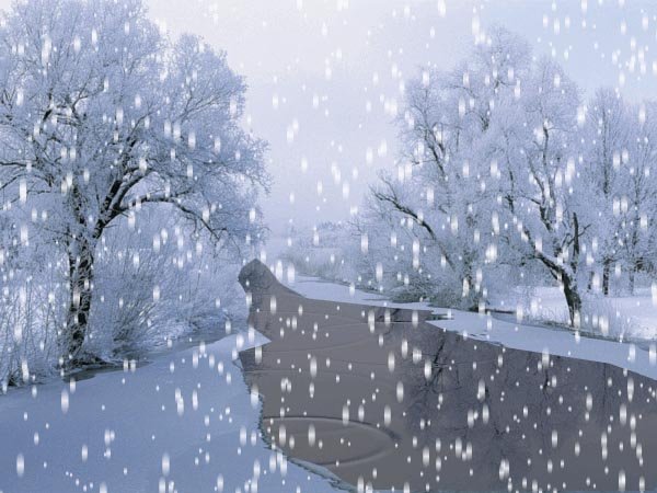 Падающий снег анимация