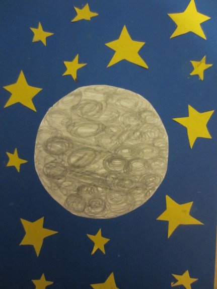 Аппликация Луна