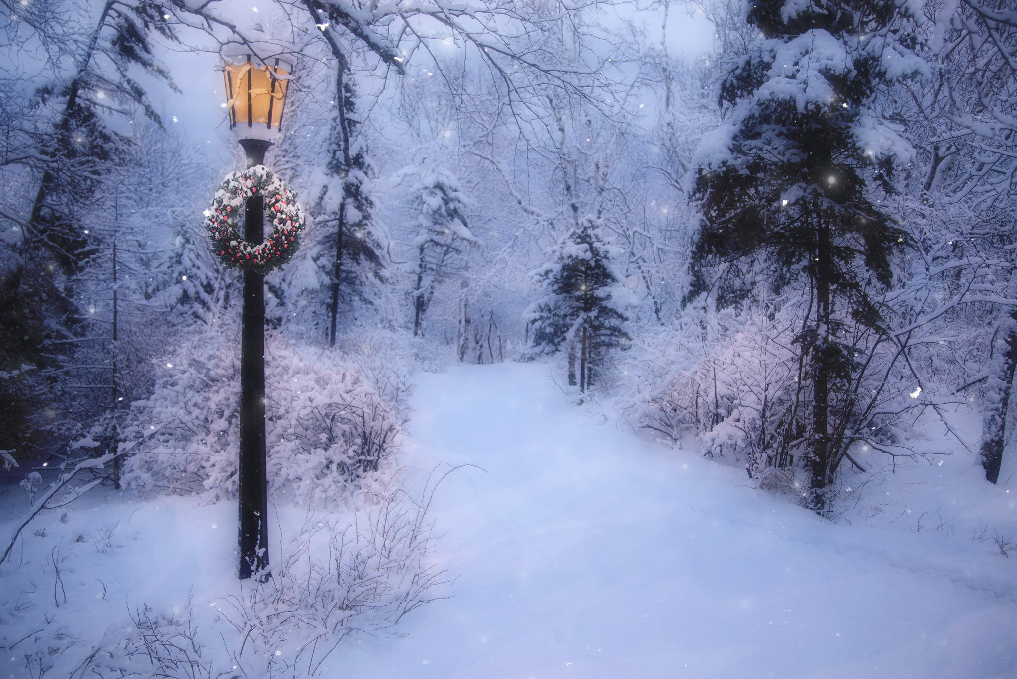 Картинки фонари снег (67 фото) » Картинки и статусы про окружающий мир  вокруг