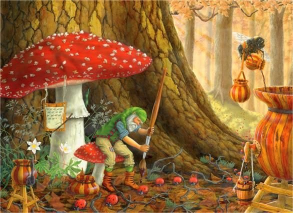 Гномы мухоморы