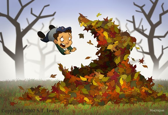 Октябрь мультяшный