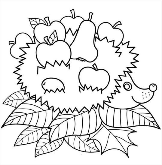 Желудь трафарет