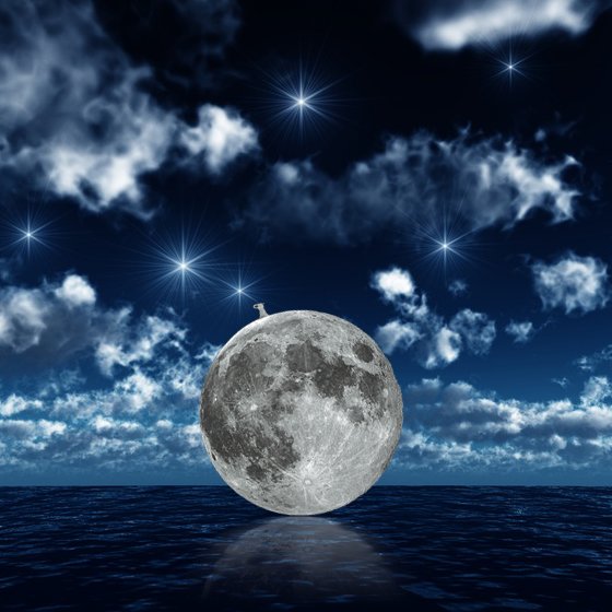 Космос шары Луна