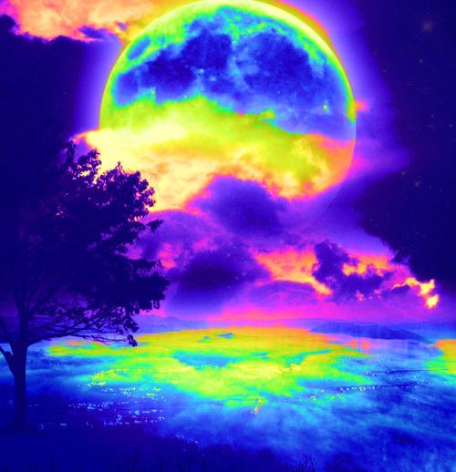 Радуга ночью