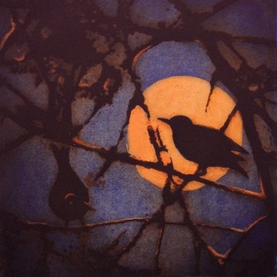 Соловей ночь живопись