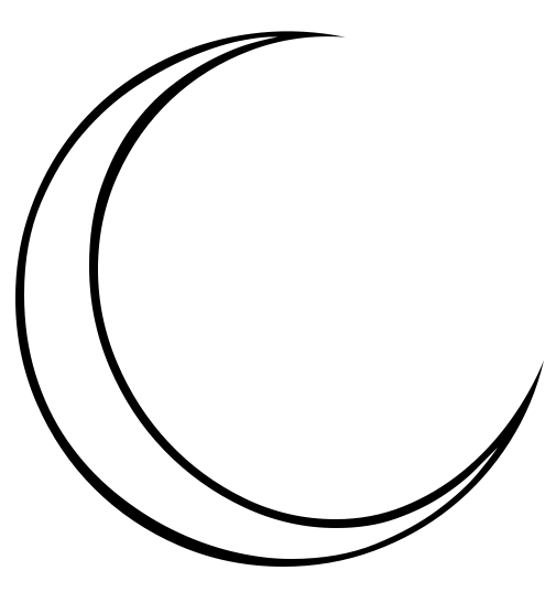 Тонкий полумесяц