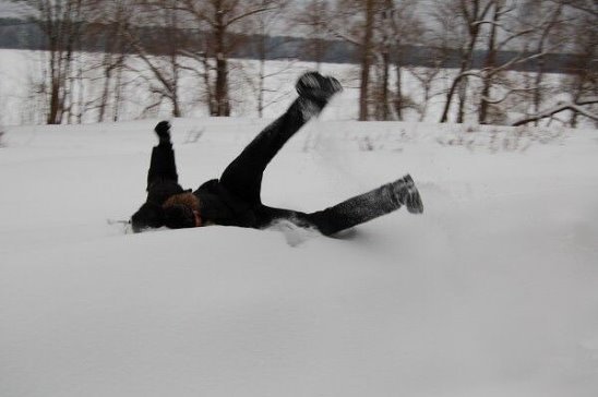 Падающий снег