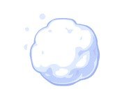 Шаблон для игры снежок