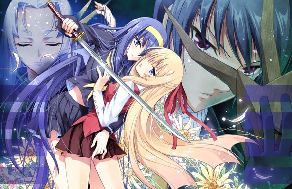 Аниме жрица Луны жрица солнца поцелуй