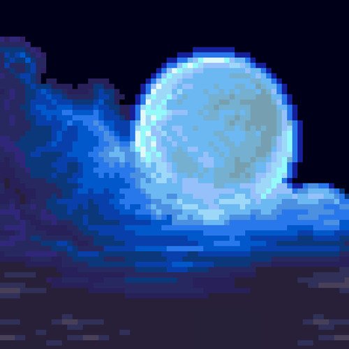 Пиксельная Луна