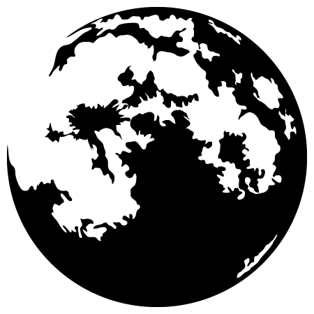 Полная Луна силуэт