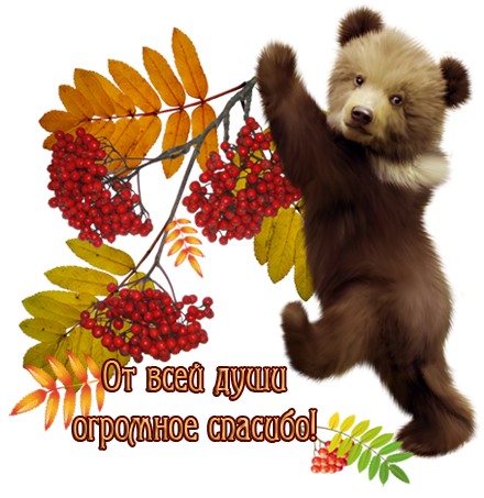 Спасибо осенью