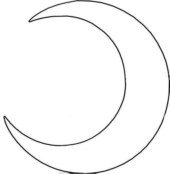 Полумесяц выкройка