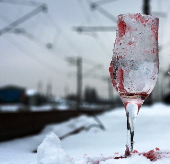 Вино на снегу