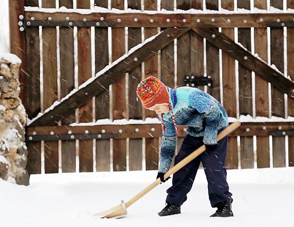 Копать снег