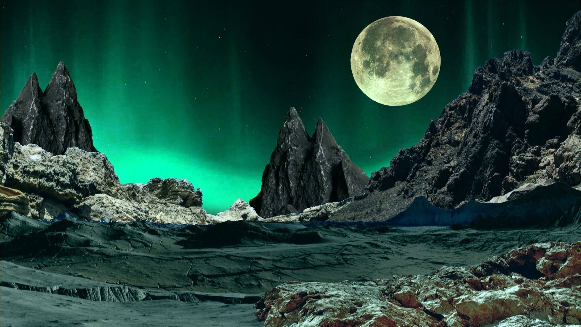 Moon pc. Лунный пейзаж. Космический пейзаж. Лунные горы. Лунная ночь.