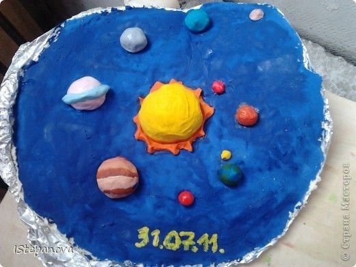 Планеты из соленого теста