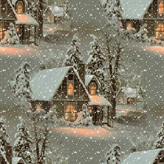 Анимированный снегопад