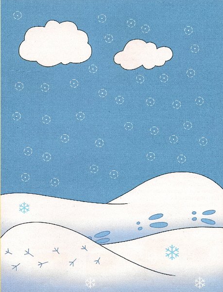 Занятие зима для малышей