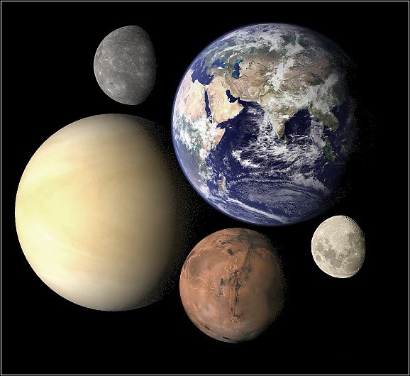 Картинки луна венера меркурий (66 фото)