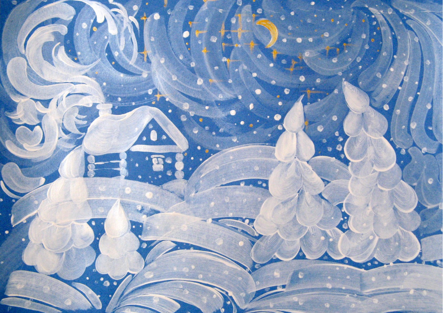 Раскраска Красивые зимние варежки - распечатать бесплатно