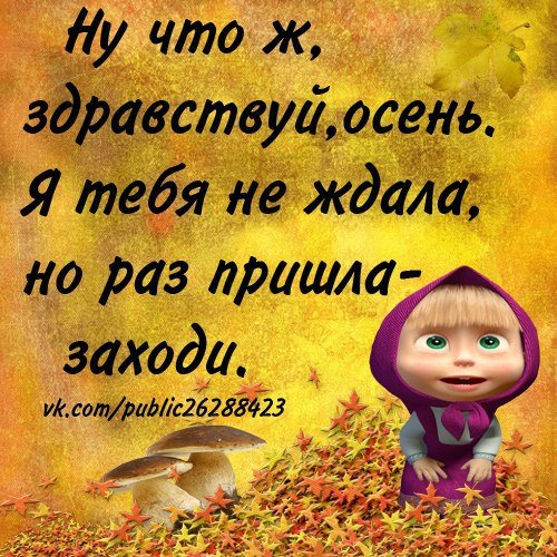 Осенние афоризмы Веселые