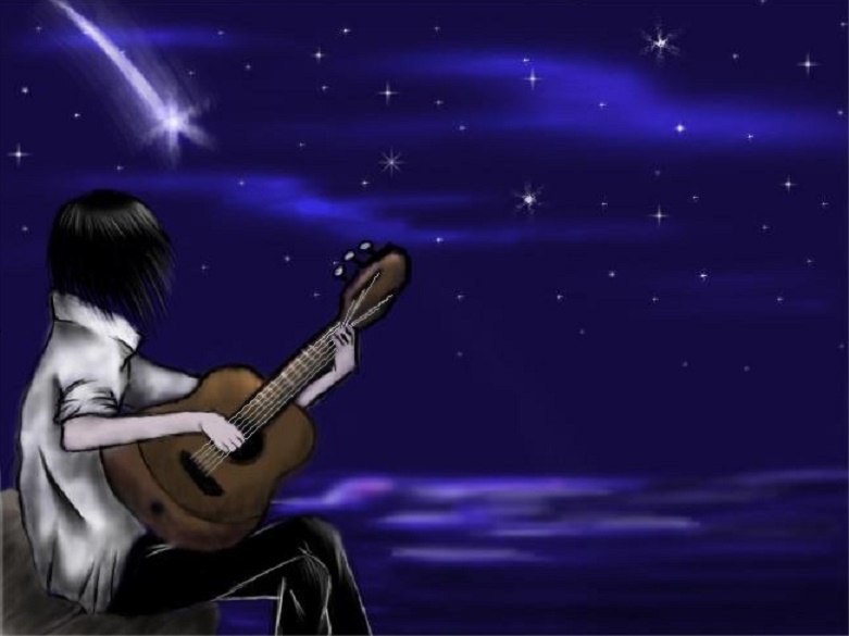 Посмотри на небо кто исполняет. Парень с гитарой в ночи. Парень с гитарой. Парень с гитарой звезда. Гитарист в ночи.