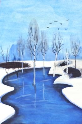 Весенние ручьи изо