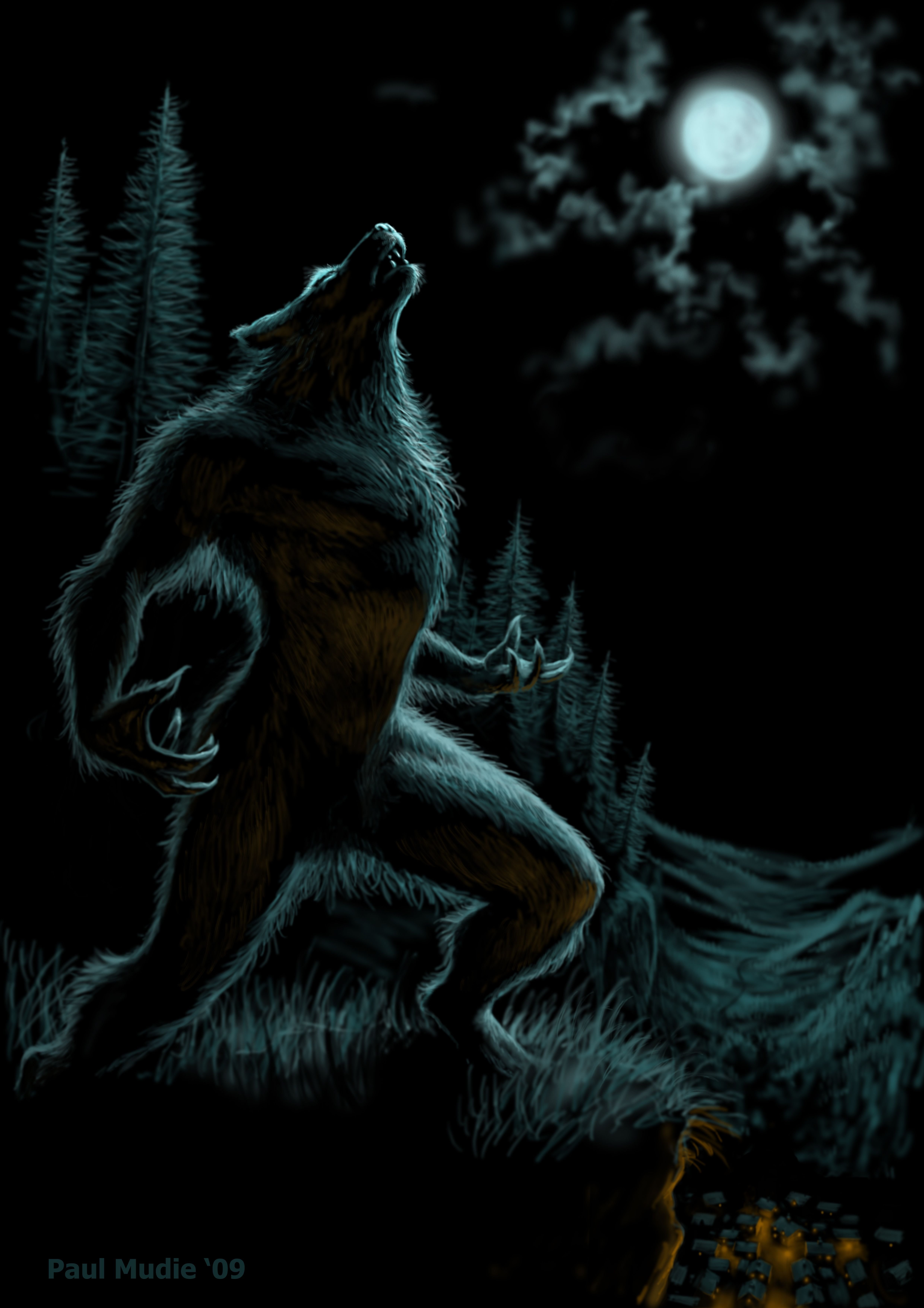 Ночь волков читать. Вервольф волк оборотень. Goldenwolfen оборотни. Оборотень воет. Оборотень воет на луну.