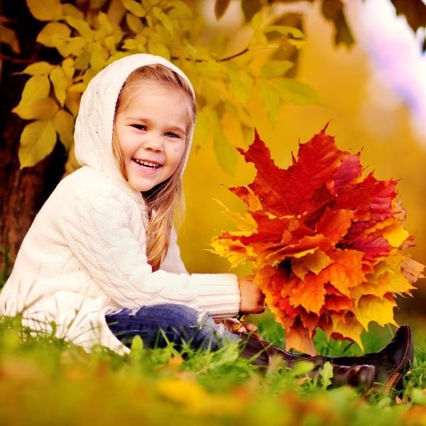 Осенний букет для детей