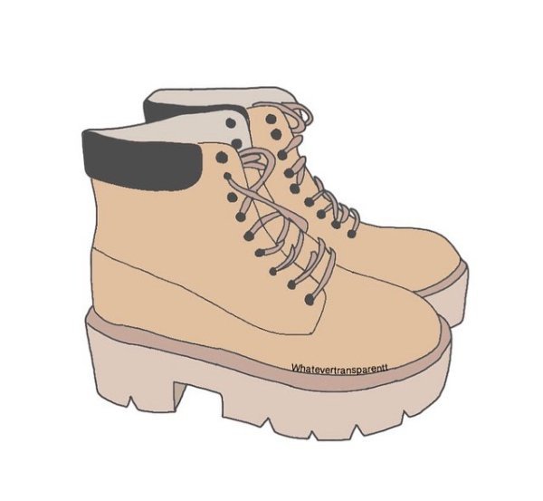 Зимние ботинки рисунок