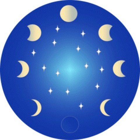 Фазы Луны для дошкольников