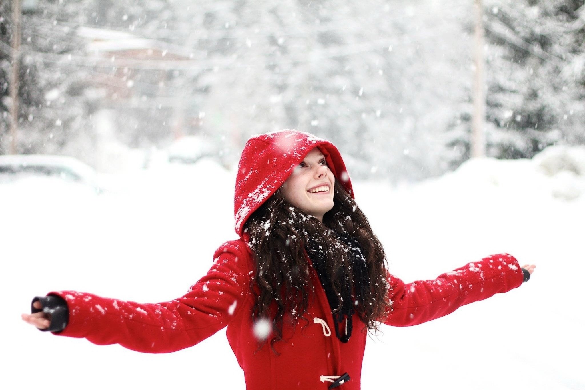 Картинки снег и девушка красивые (66 фото) » Картинки и статусы про  окружающий мир вокруг