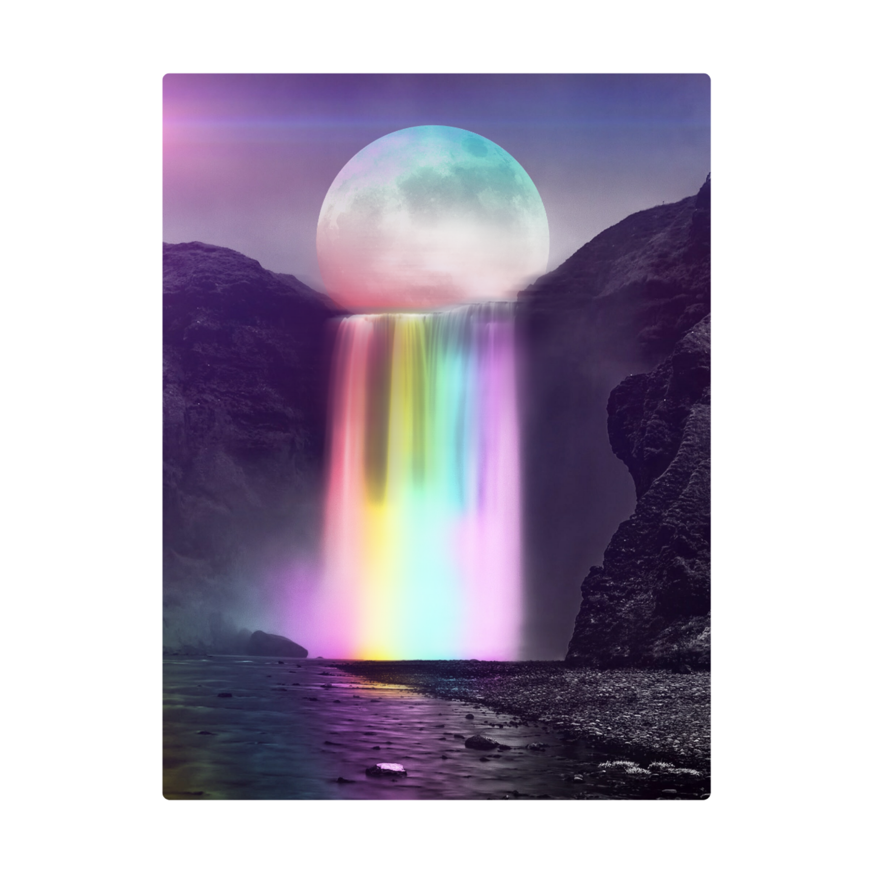 Водопад и Радуга. Лунная Радуга. Радужные водопады. Радуга настоящая.