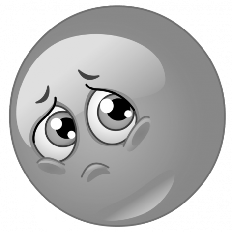 Грустный смайлик