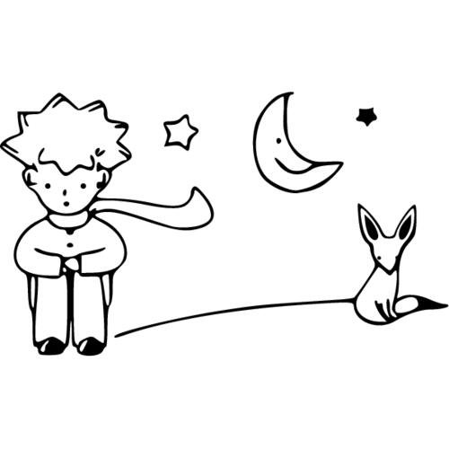 Маленький принц рисунок