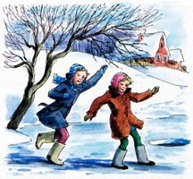 Иллюстрация Воронкова зима