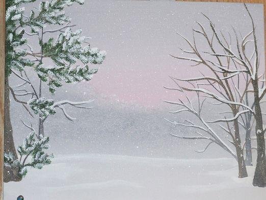 Иллюстрация к стихотворению первый снег